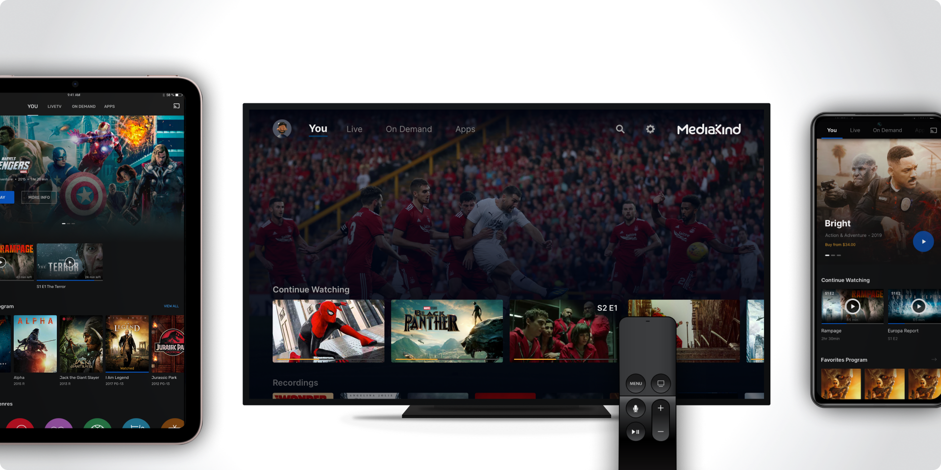 Implementated screen